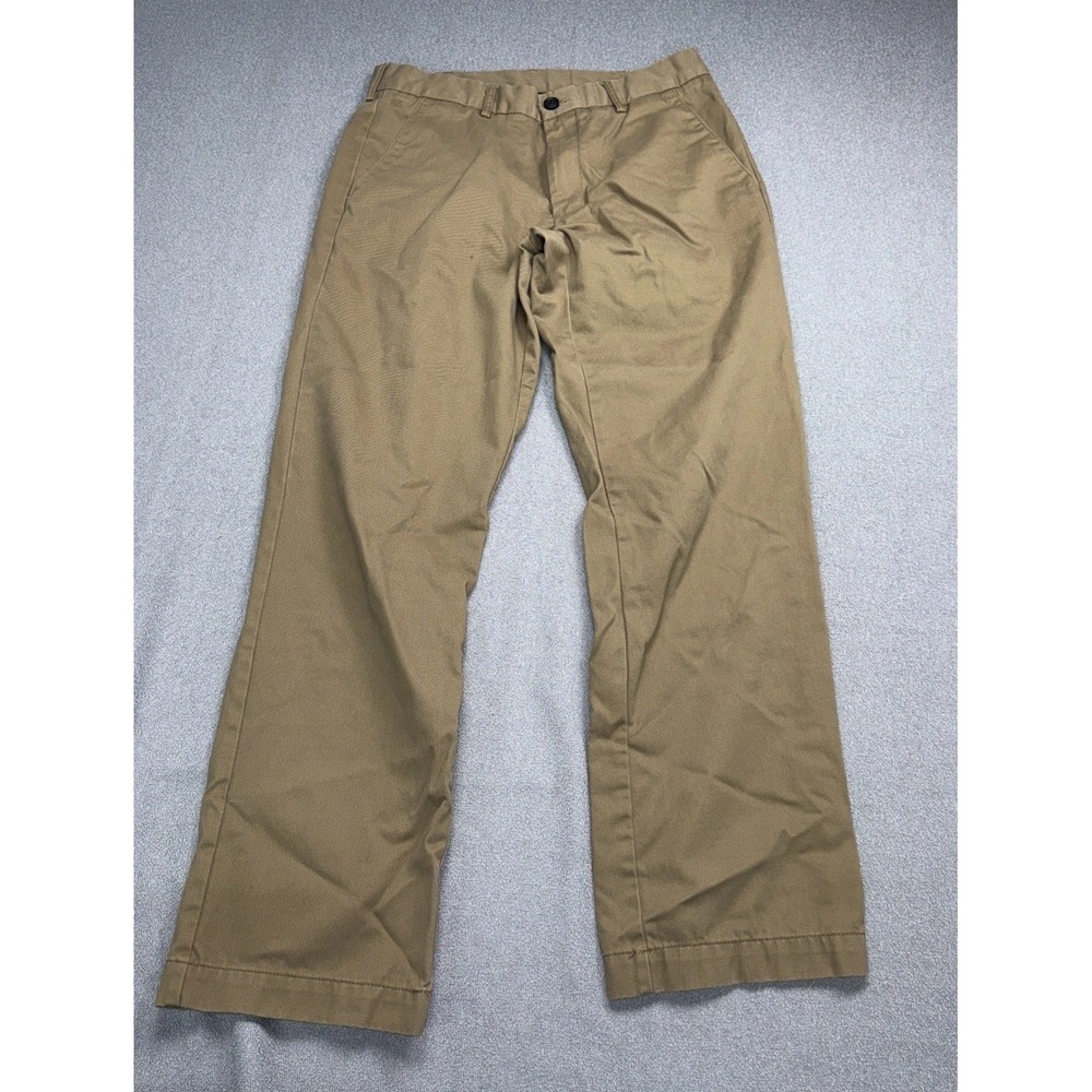 Haggar‎ Khaki Chino Pants Mens 32x32 Straight Leg Casual Beige